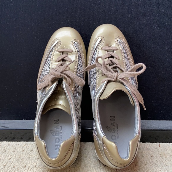 Hogan silver and gold sneakers - Picture 3 of 3